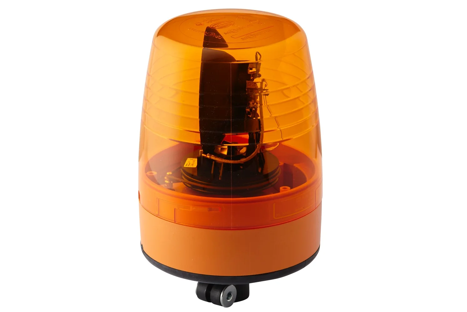 HELLA - 2RL 008 967-011 - Halogen-Rundumkennleuchte, KL JuniorPlus, 24V, gelb (amber)