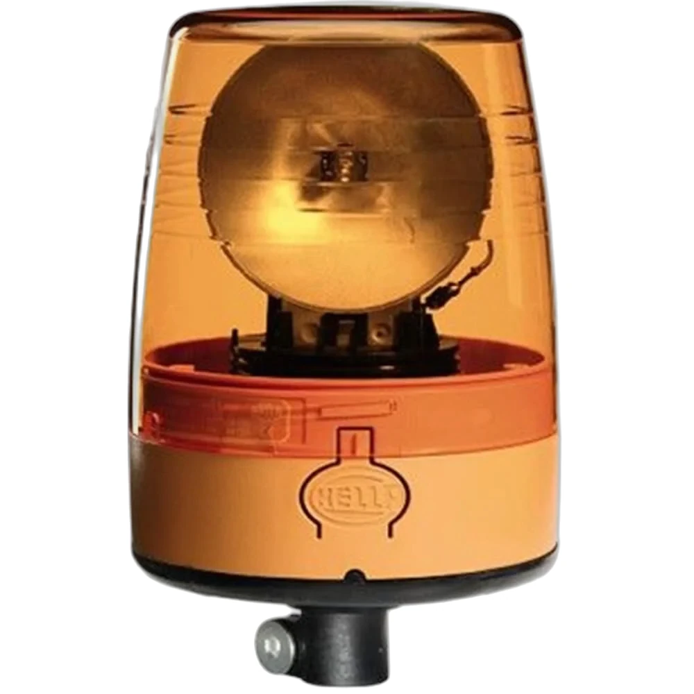 HELLA - 2RL 008 967-021 - Halogen-Rundumkennleuchte, KL JuniorPlus, 12/24V, gelb (amber)