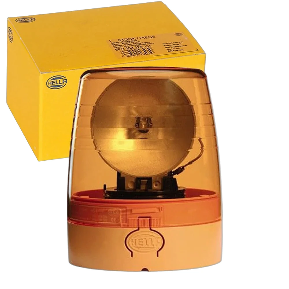 HELLA - 2RL 008 967-031 - Halogen-Rundumkennleuchte, KL JuniorPlus, 12V, blau