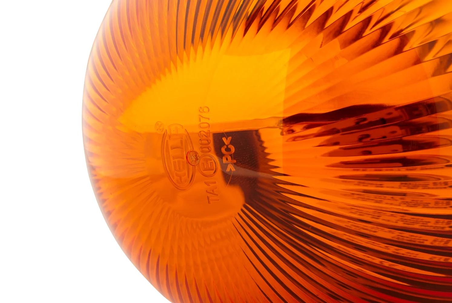 HELLA - 2RL 009 506-201 - Halogen-Rundumkennleuchte, Rota Compact, 12V, gelb (amber)