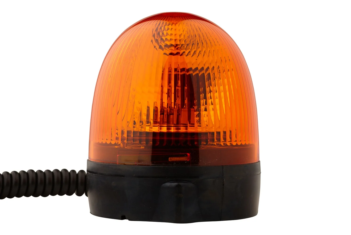HELLA - 2RL 009 506-301 - Halogen-Rundumkennleuchte, Rota Compact, 12V, gelb (amber)