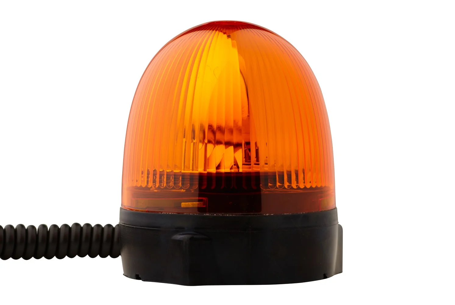 HELLA - 2RL 009 506-311 - Halogen-Rundumkennleuchte, Rota Compact, 24V, gelb (amber)