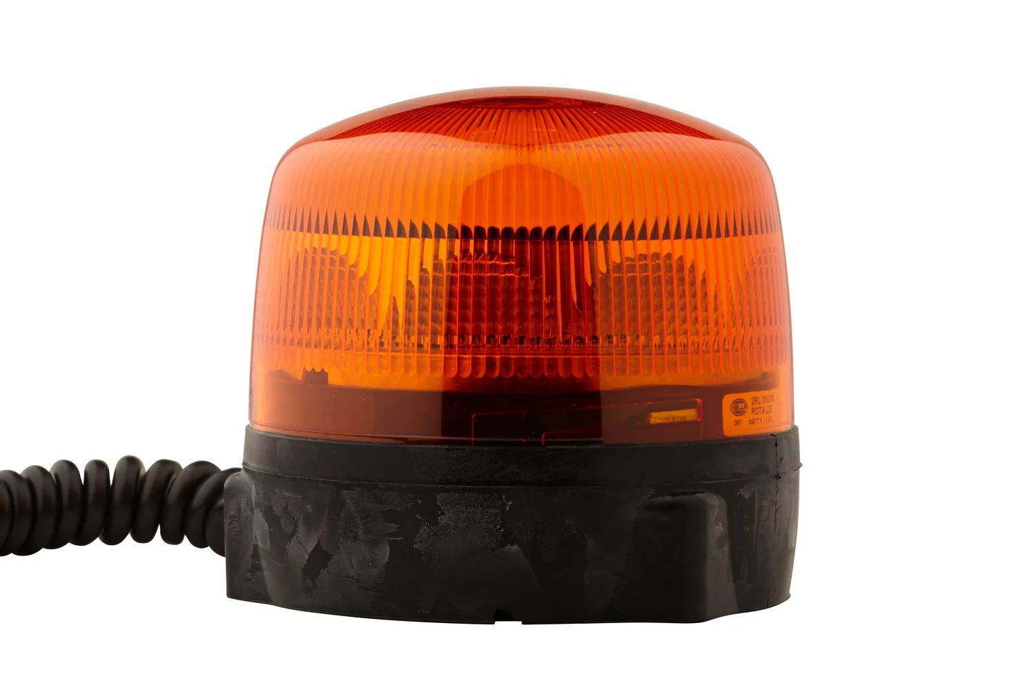 HELLA - 2RL 010 979-021 - LED-Rundumkennleuchte, RotaLED, 12/24V, gelb (amber)