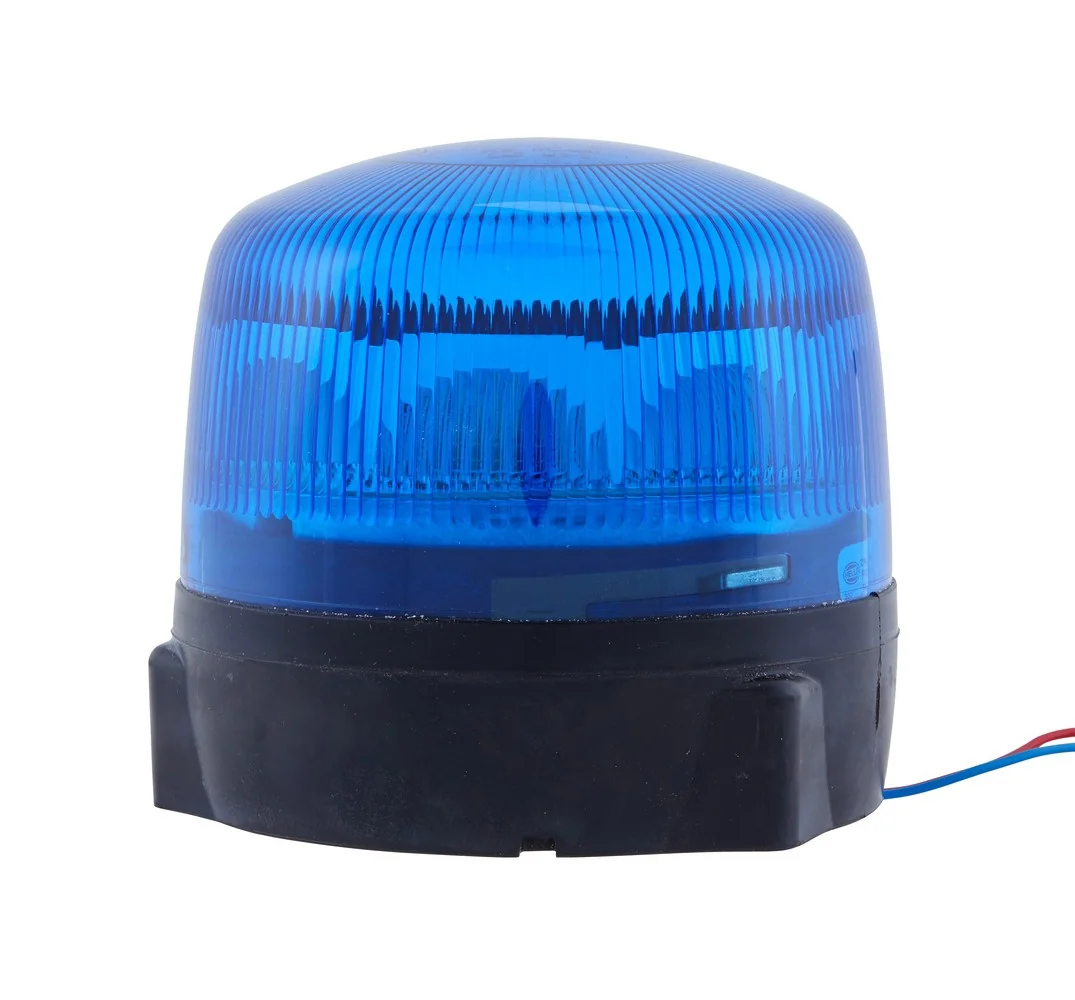 HELLA - 2RL 010 979-101 - LED-Rundumkennleuchte, RotaLED, 12/24V, blau