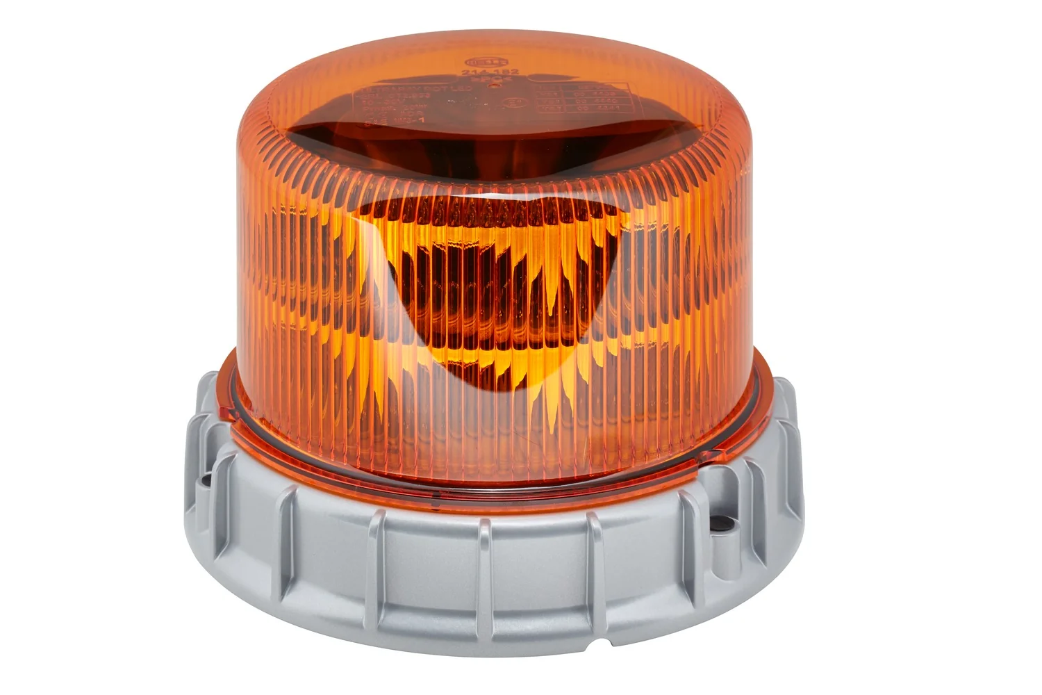 HELLA - 2RL 012 983-301 - LED-Rundumkennleuchte, K-LED 1.2, 12/24V, gelb (amber)