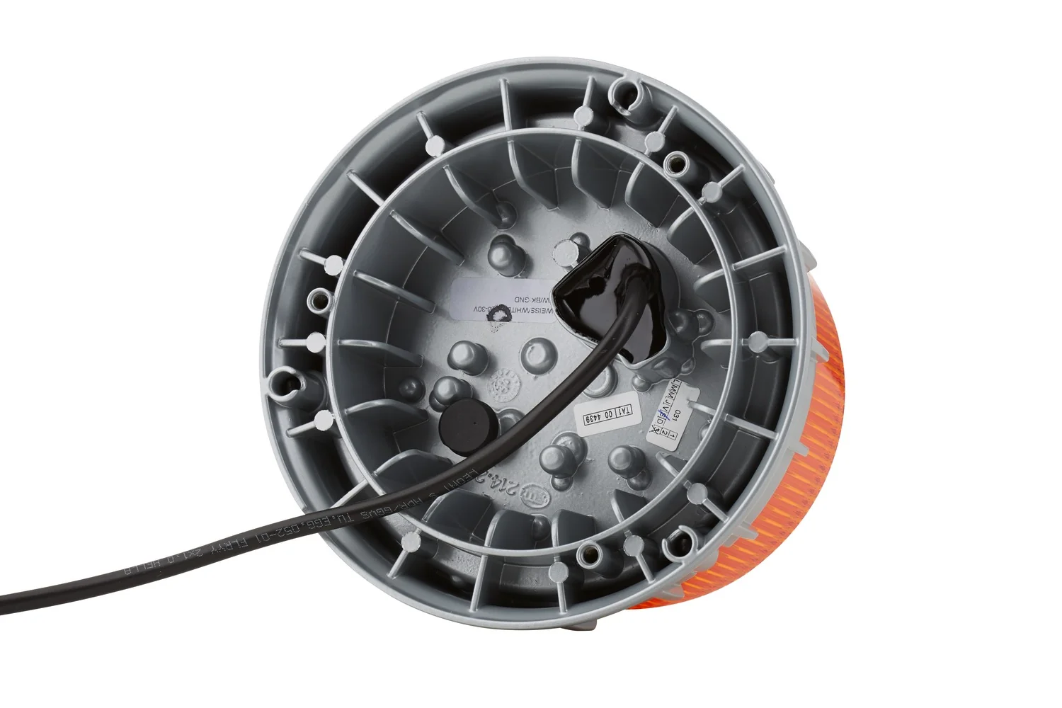 HELLA - 2RL 012 983-301 - LED-Rundumkennleuchte, K-LED 1.2, 12/24V, gelb (amber)
