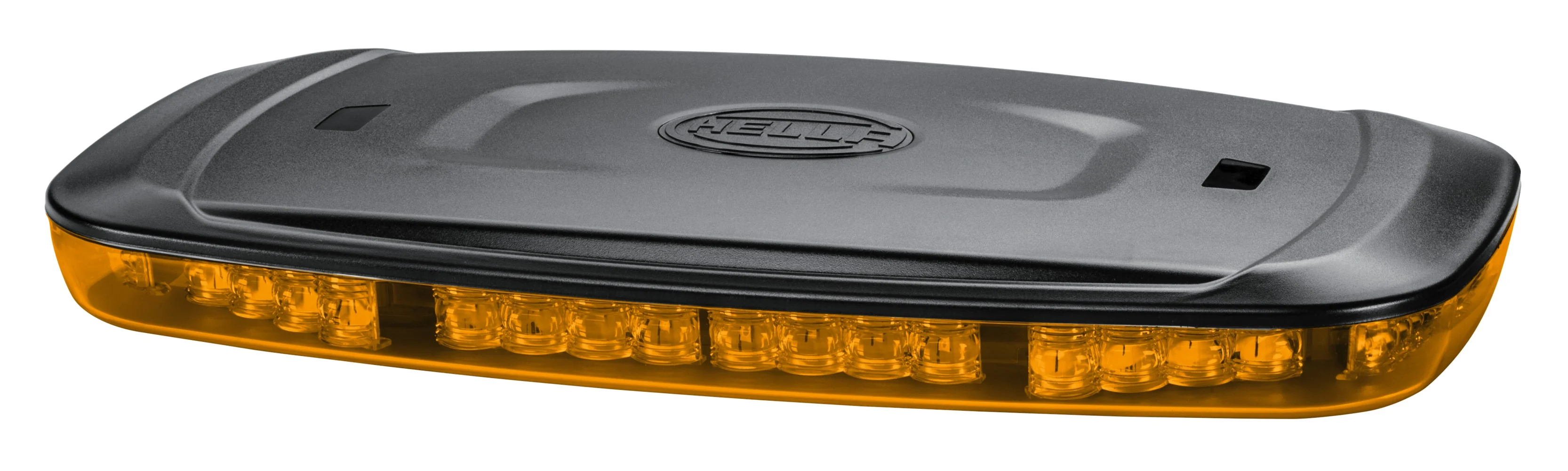 HELLA - 2RL 014 565-211 - LED-Warnleuchte, Mini Lightbar, 12/24V, gelb (amber)