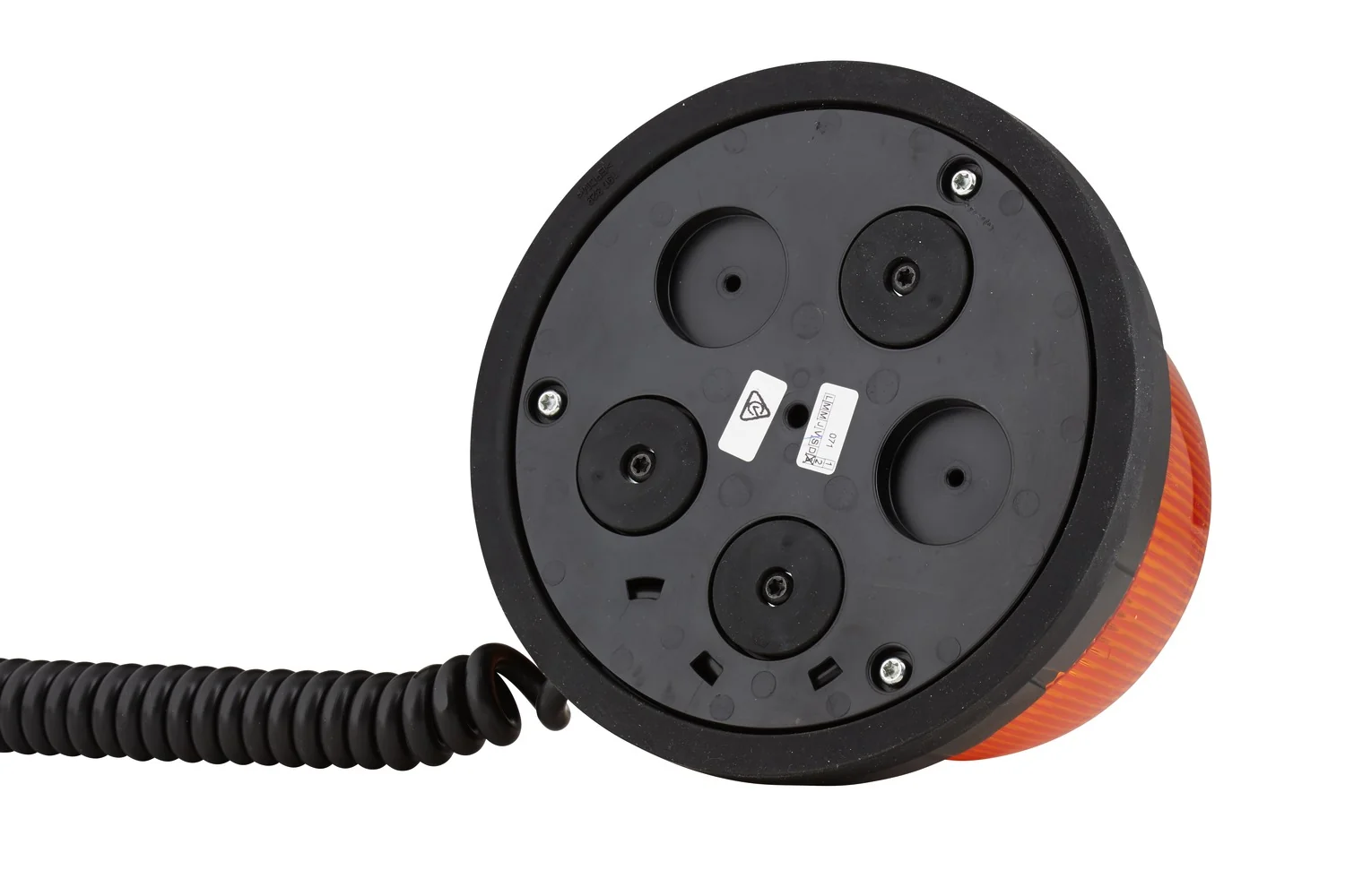 HELLA - 2RL 014 979-021 - LED-Rundumkennleuchte, RotaLED Compact, 12/24V, gelb (amber)