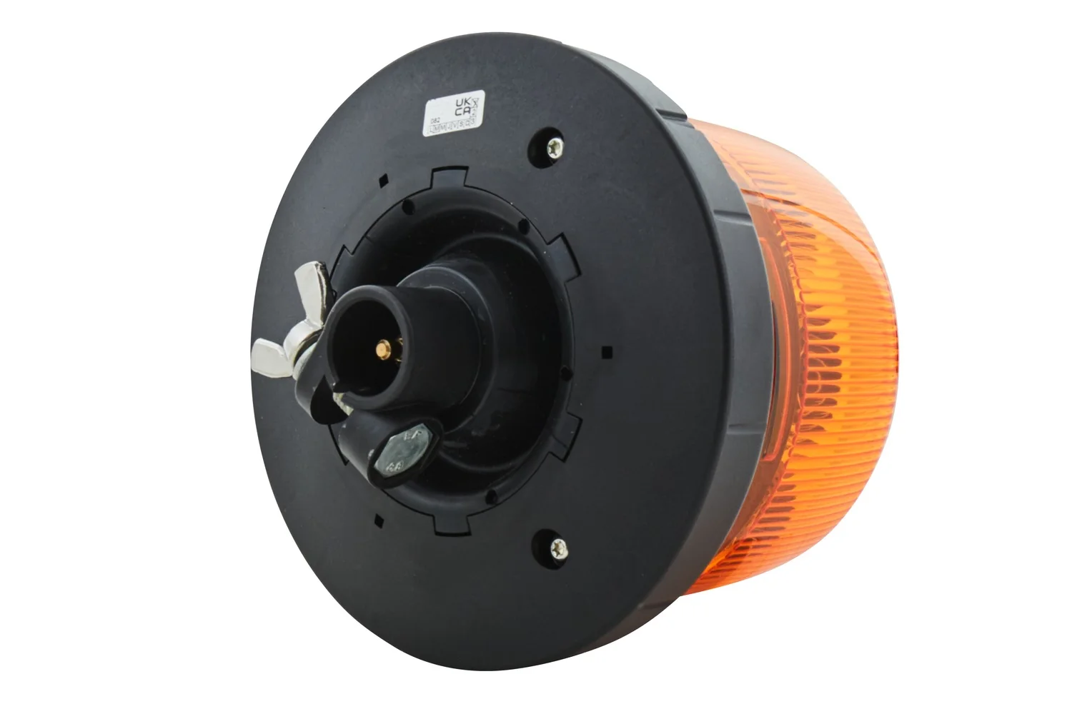 HELLA - 2RL 014 979-031 - LED-Rundumkennleuchte, RotaLED Compact, 12/24V, gelb (amber)