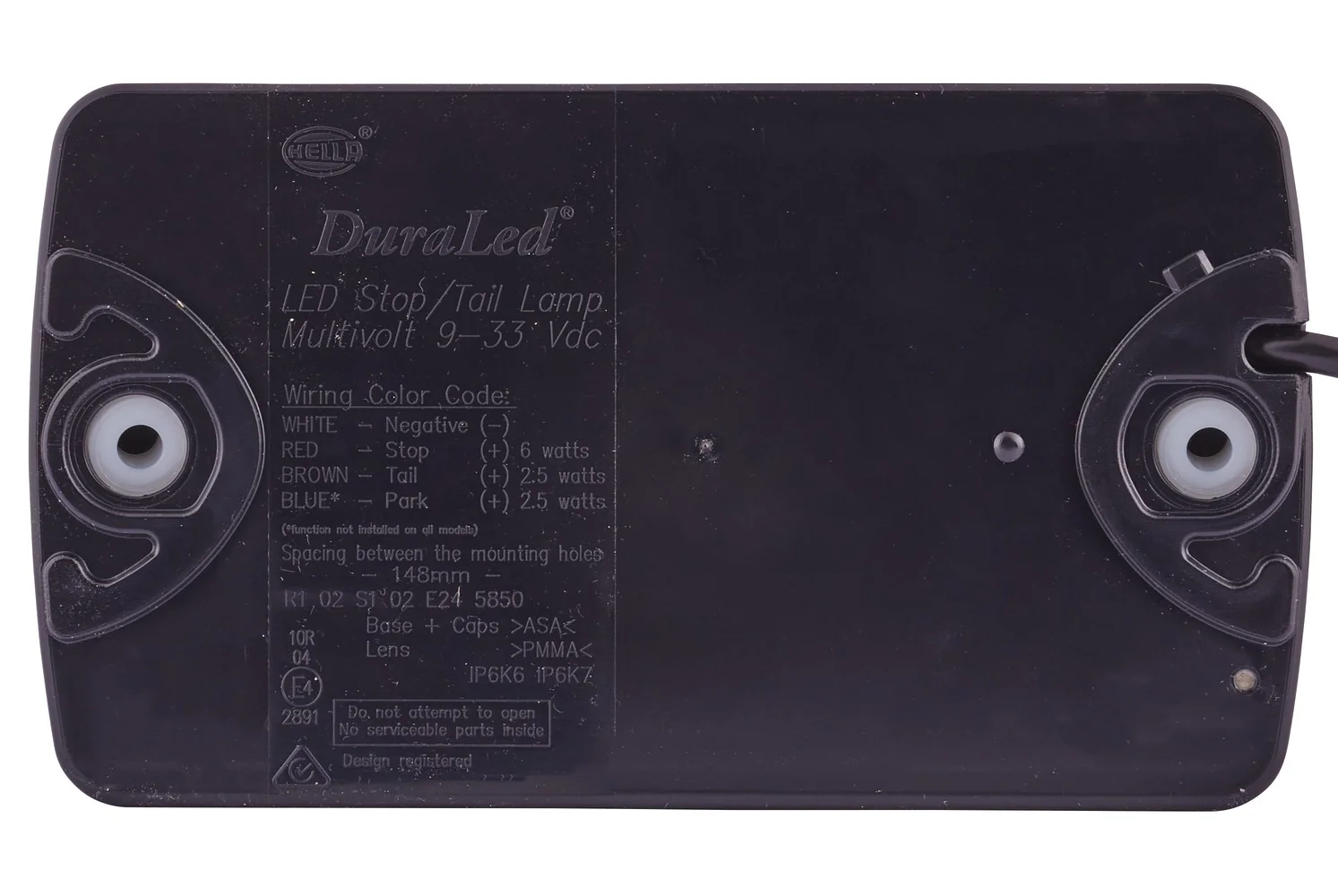 HELLA - 2SB 980 606-201 - Heckleuchte, DuraLED, LED, 12/24V