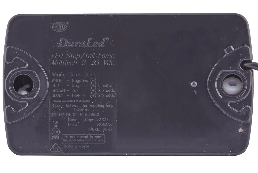 HELLA - 2SB 980 606-701 - Heckleuchte, DuraLED, LED, 12/24V