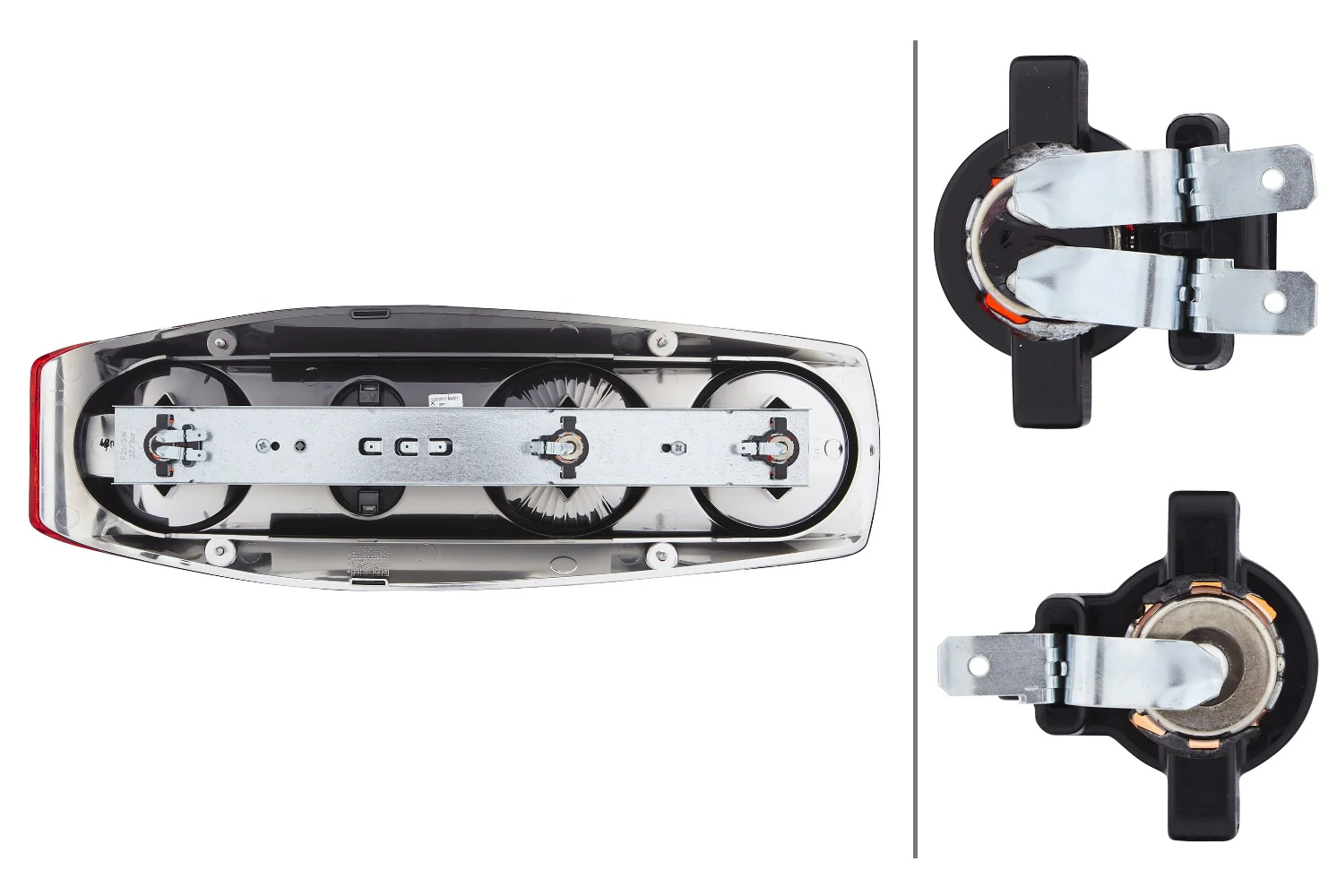HELLA - 2VA 341 419-061 - Heckleuchte, Caraluna II, Glühlampe, 12V