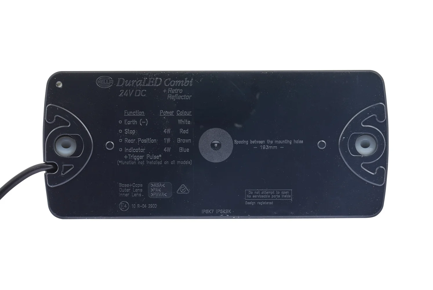 HELLA - 2VA 980 710-301 - Heckleuchte, DuraLED Combi-R, LED, 24V