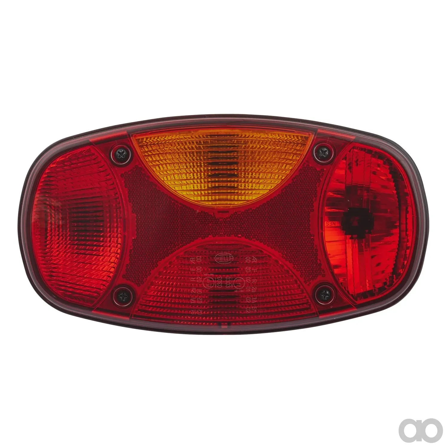HELLA - 2VB 343 640-011 - Heckleuchte, Cargoluna, Glühlampe, 24/12V – Links