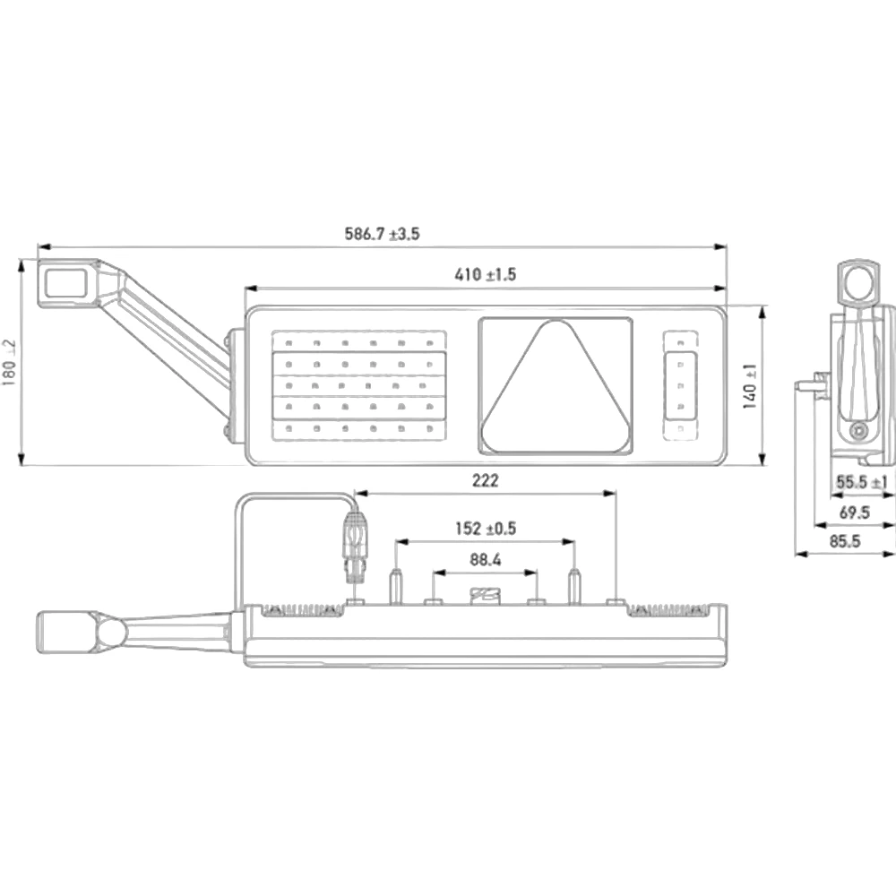 HELLA - 2VP 340 970-341 - Heckleuchte, LED, 24V – Rechts