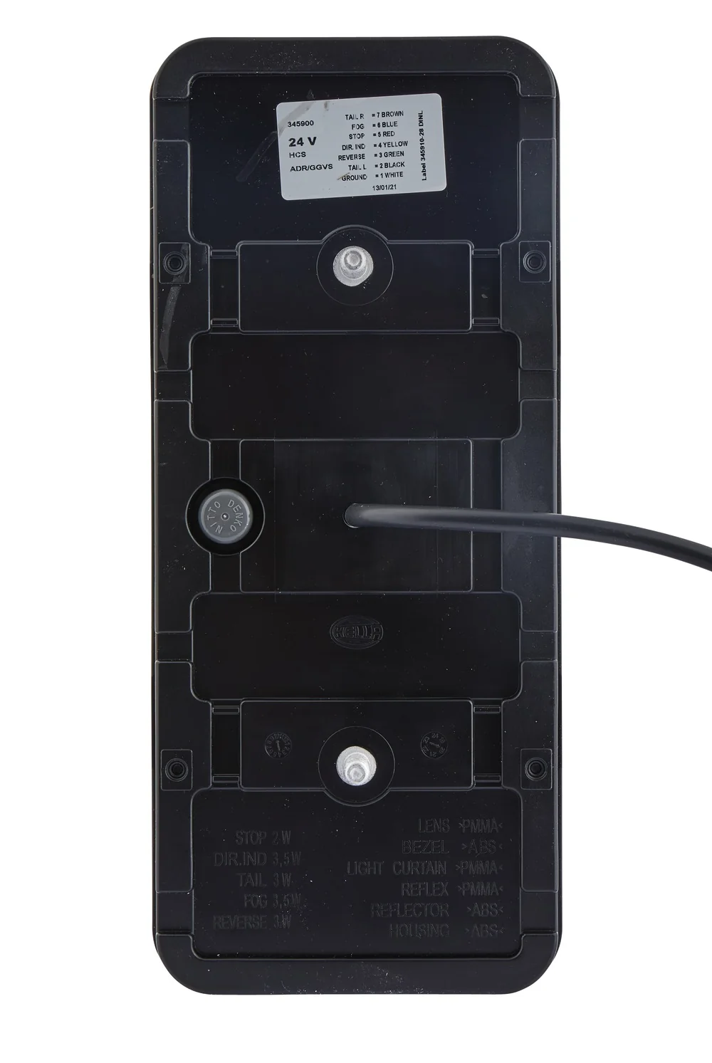 HELLA - 2VP 345 900-281 - Heckleuchte, Coluna, LED, 24V