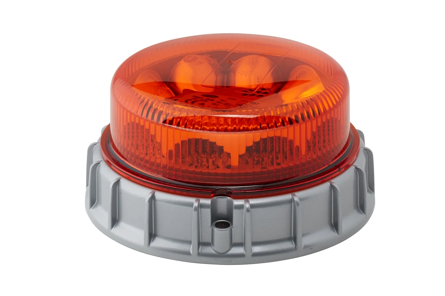 HELLA - 2XD 011 557-101 - LED-Blitz-Kennleuchte, K-LED 2.0 F, 12/24V, gelb (amber)