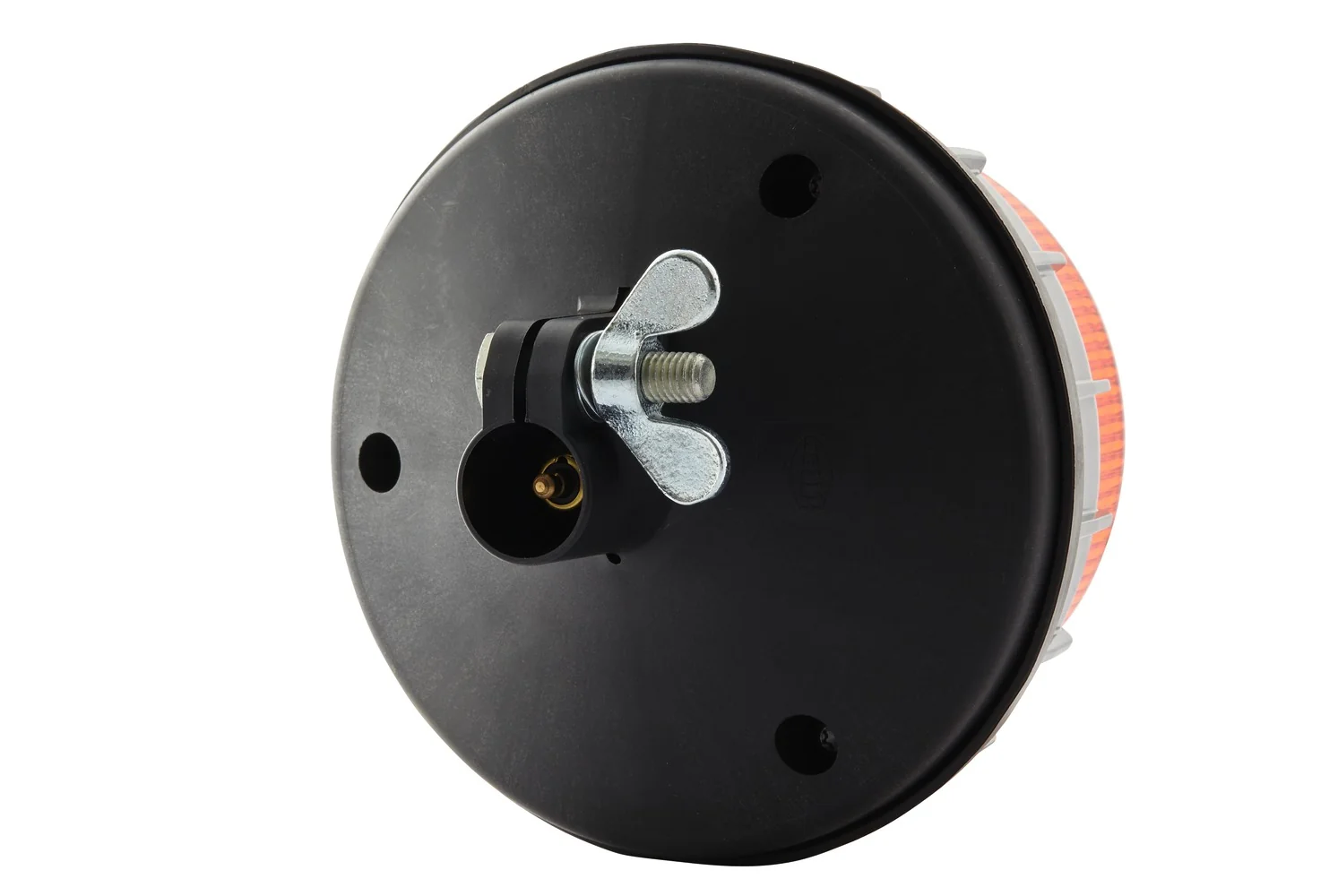 HELLA - 2XD 011 557-201 - LED-Blitz-Kennleuchte, K-LED 2.0 R, 12/24V, gelb (amber)