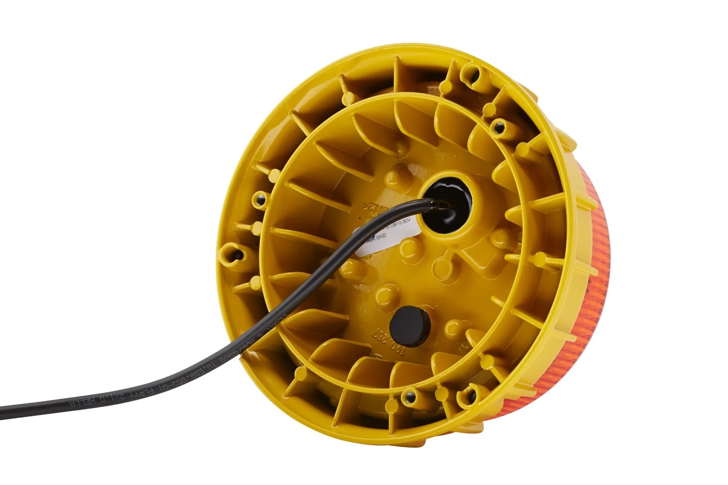 HELLA - 2XD 011 557-601 - LED-Blitz-Kennleuchte, K-LED 2.0 F, 12/24V, gelb (amber)