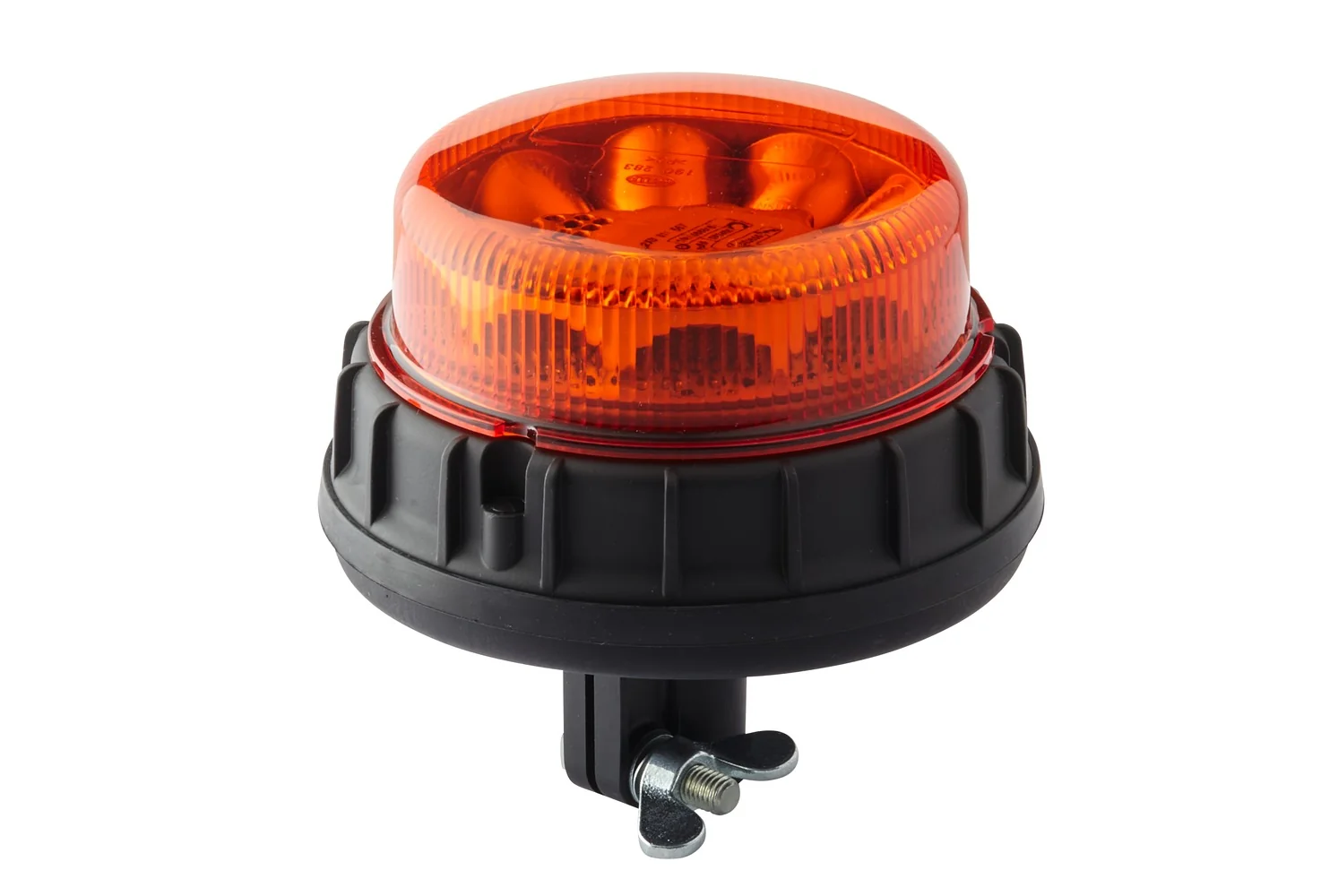 HELLA - 2XD 011 557-811 - LED-Blitz-Kennleuchte, K-LED 2.0 F, 12/24V, gelb (amber)
