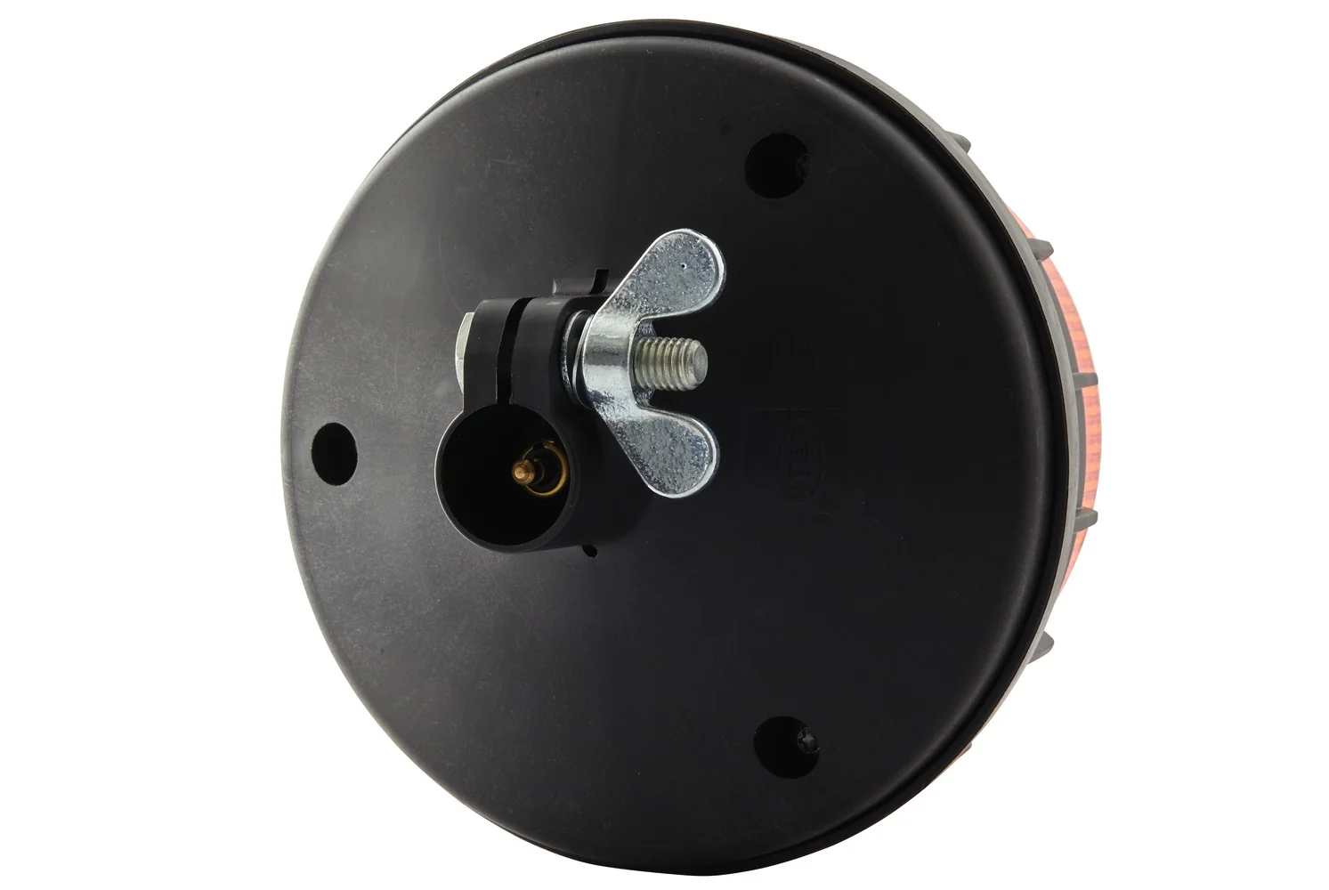 HELLA - 2XD 011 557-811 - LED-Blitz-Kennleuchte, K-LED 2.0 F, 12/24V, gelb (amber)