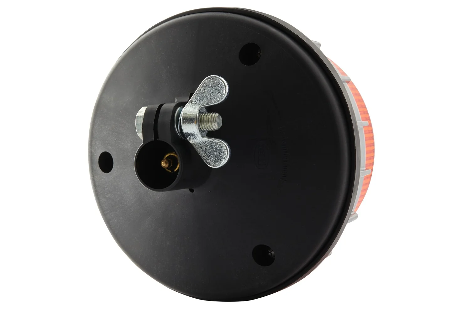 HELLA - 2XD 011 557-901 - LED-Blitz-Kennleuchte, K-LED 2.0 R, 12/24V, gelb (amber)