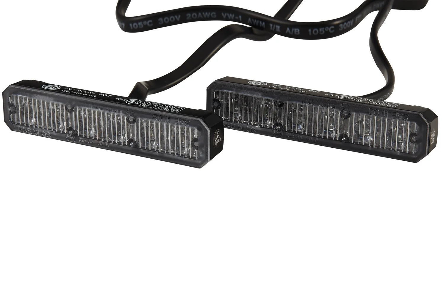 HELLA - 2XD 012 160-831 - LED-Blitz-Kennleuchte, BST, 12/24V, rot