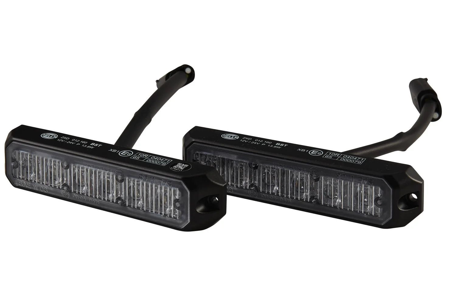 HELLA - 2XD 012 160-841 - LED-Blitz-Kennleuchte, BST, 12/24V, blau