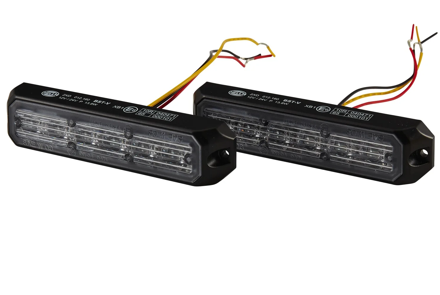 HELLA - 2XD 012 160-871 - LED-Blitz-Kennleuchte, BST, 12/24V, weiß