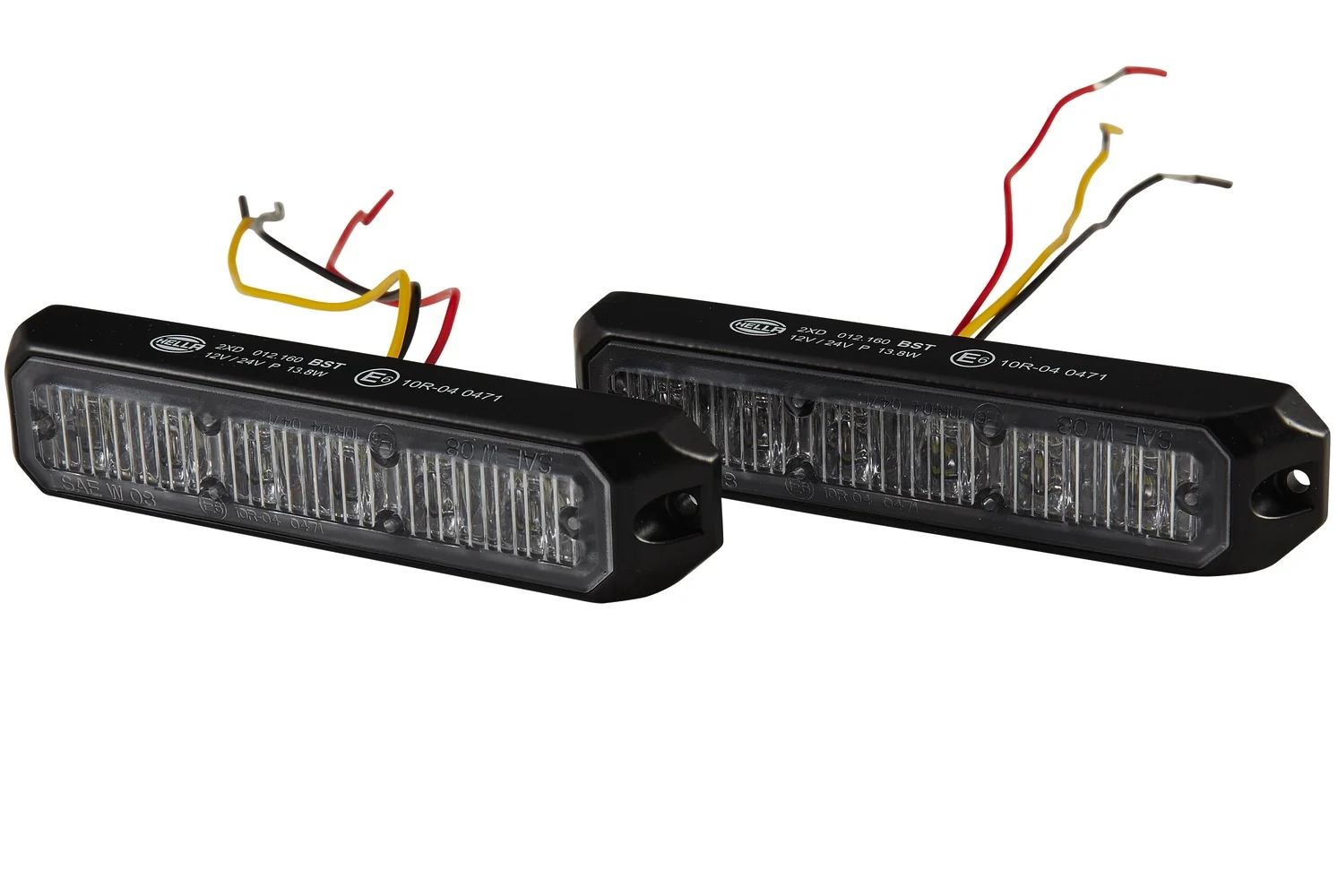 HELLA - 2XD 012 160-901 - LED-Blitz-Kennleuchte, BST, 12/24V, blau