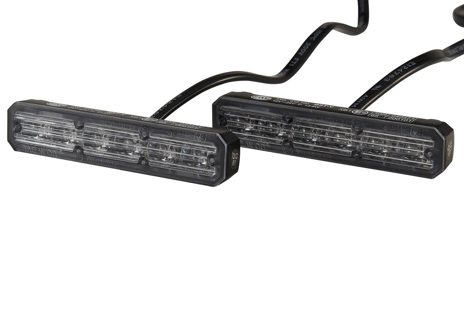 HELLA - 2XD 012 160-911 - LED-Blitz-Kennleuchte, BST, 12/24V, blau