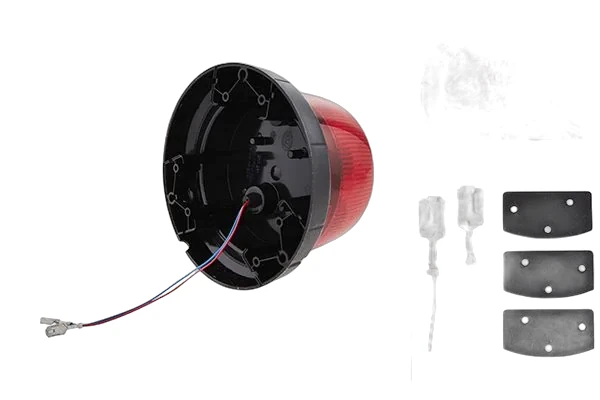 HELLA - 2XD 012 480-011 - LED-Rundumkennleuchte, KLX1, 12/24V, rot