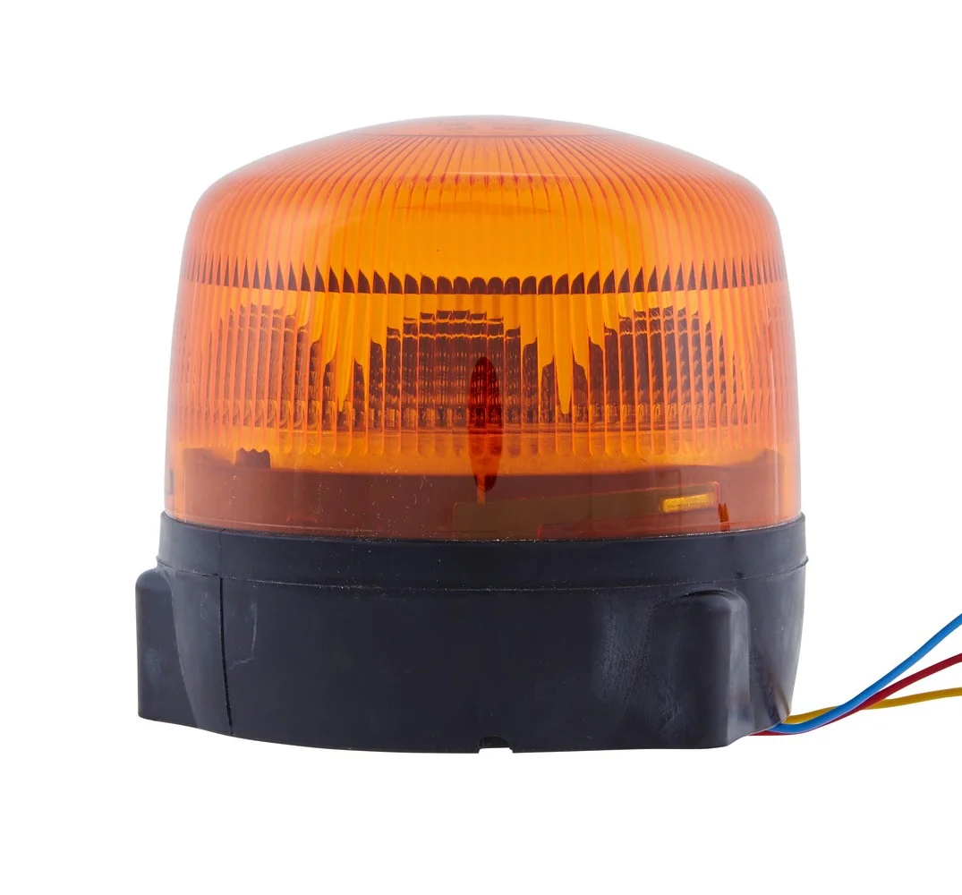 HELLA - 2XD 012 878-001 - LED-Blitz-Kennleuchte, RotaLED, 12/24V, gelb (amber)