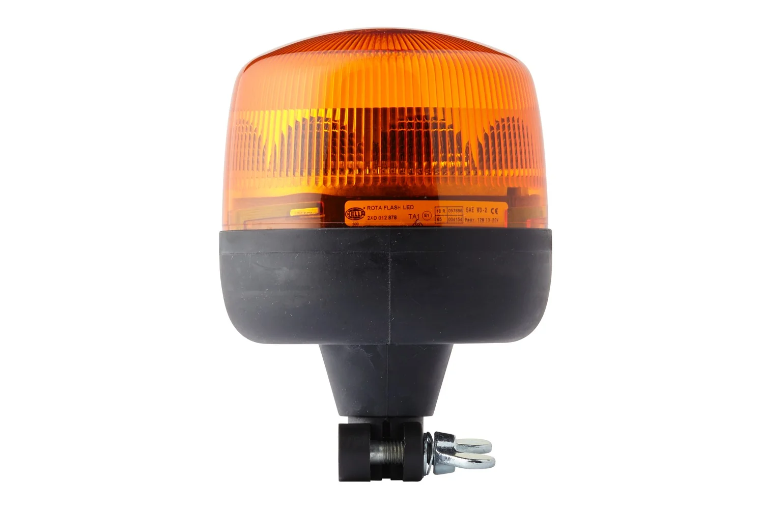 HELLA - 2XD 012 878-011 - LED-Blitz-Kennleuchte, RotaLED, 12/24V, gelb (amber)