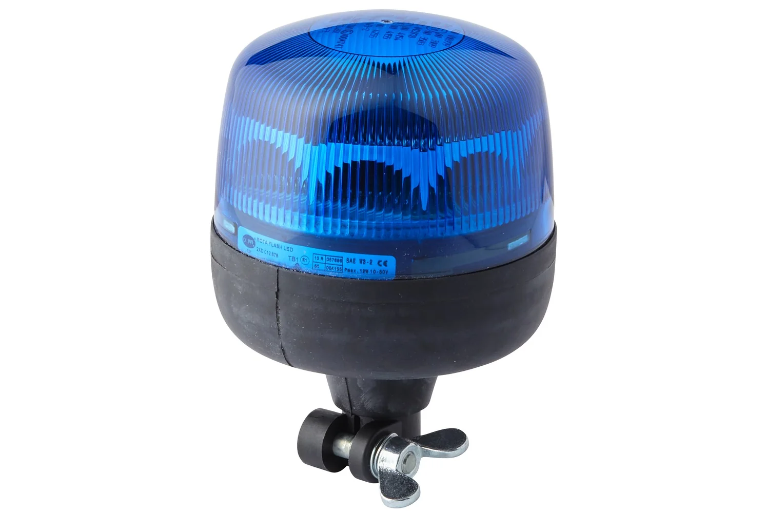 HELLA - 2XD 012 878-111 - LED-Blitz-Kennleuchte, RotaLED, 12/24V, blau