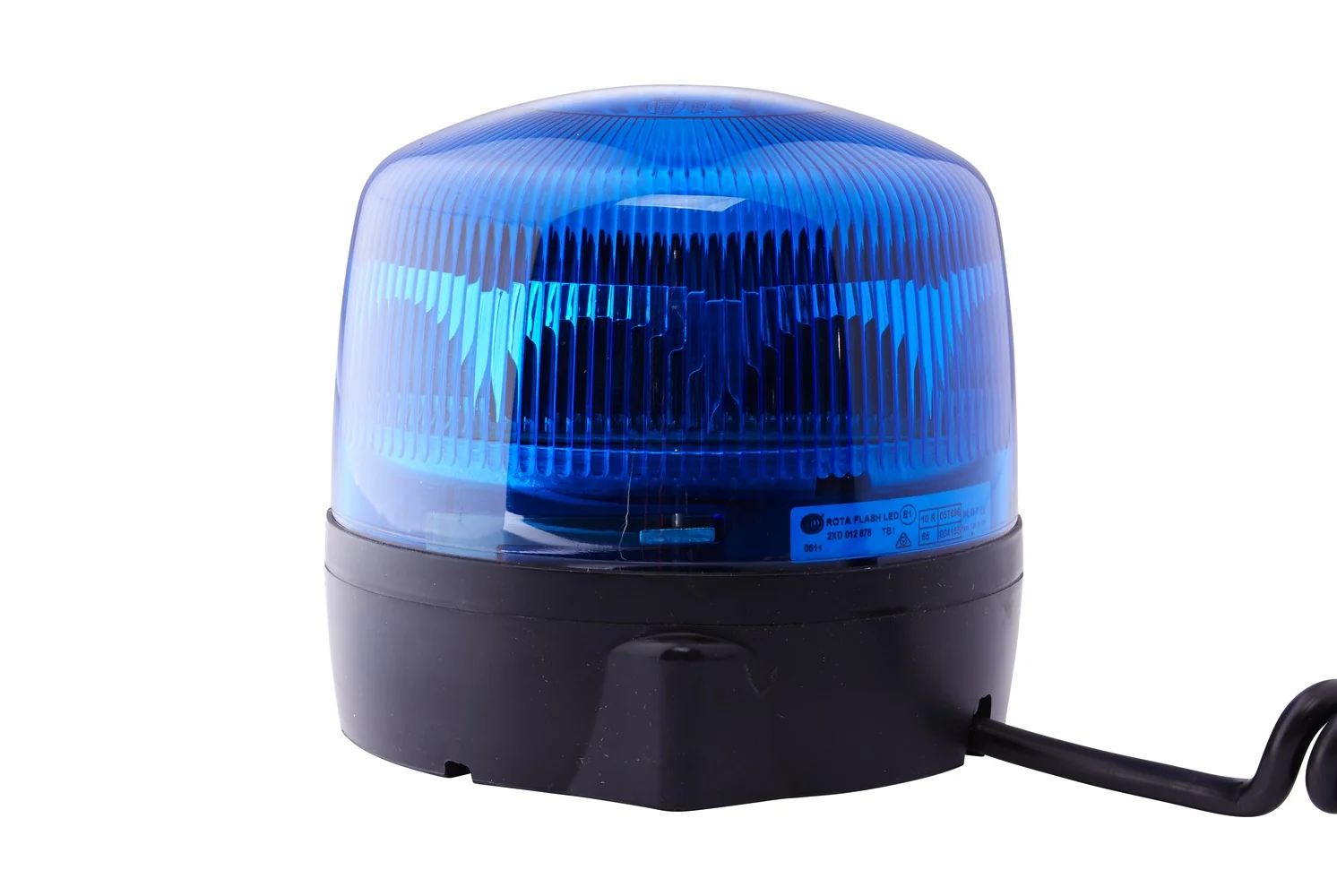 HELLA - 2XD 012 878-121 - LED-Blitz-Kennleuchte, RotaLED, 12/24V, blau