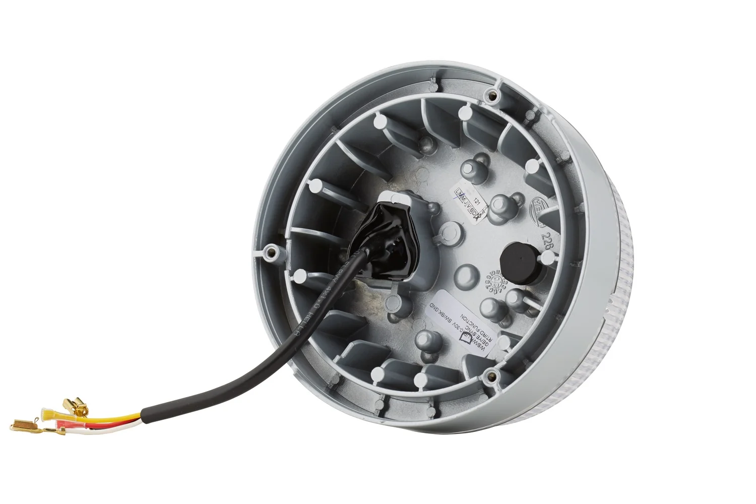HELLA - 2XD 012 980-001 - LED-Blitz-Kennleuchte, K-LED Blizzard, 12/24V, gelb (amber)