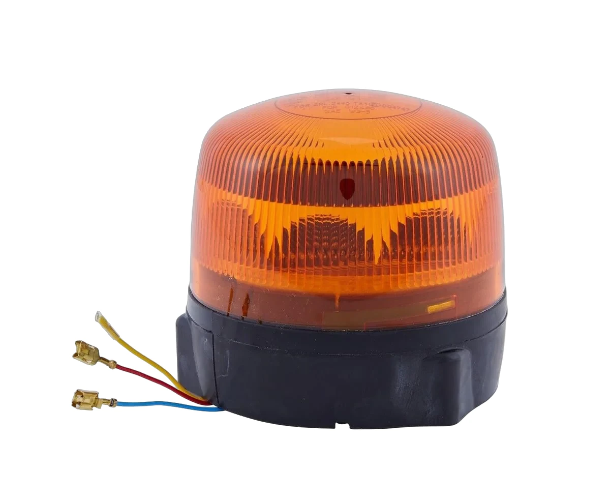 HELLA - 2XD 013 878-001 - LED-Blitz-Kennleuchte RotaFlash Compact LED, 12/24V, gelb (amber)
