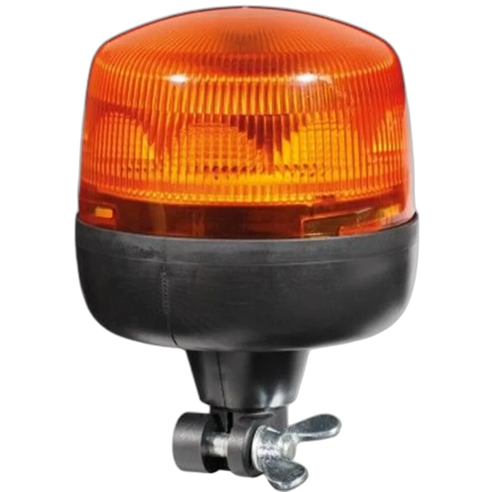 HELLA - 2XD 013 878-011 - LED-Blitz-Kennleuchte RotaFlash Compact LED, 12/24V, gelb (amber)