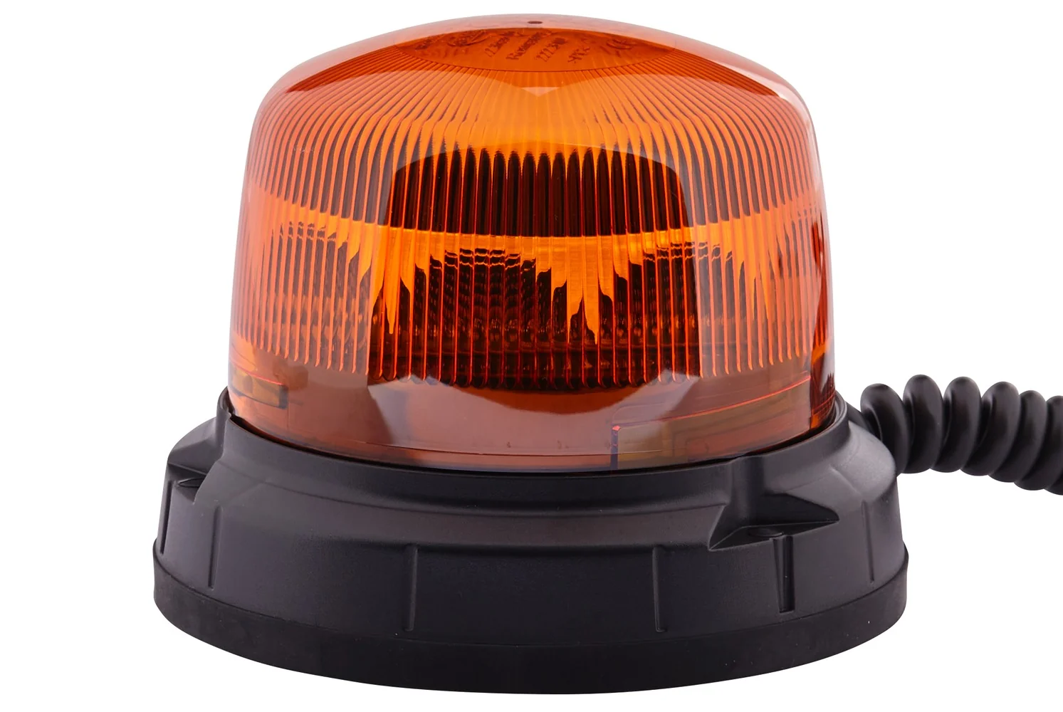 HELLA - 2XD 013 979-021 - LED-Blitz-Kennleuchte, RotaLED Compact, 12/24V, gelb (amber)
