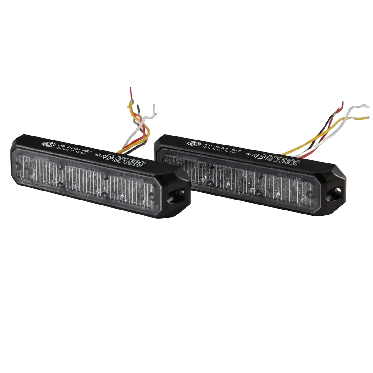 HELLA - 2XD 014 562-001 - LED-Blitz-Kennleuchte, BST-Slim, 12/24V, blau