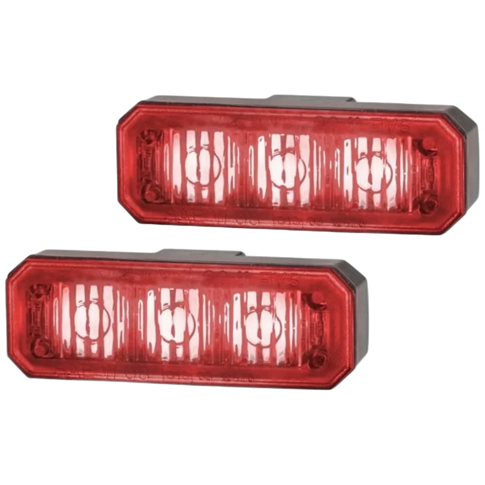 HELLA - 2XD 014 562-701 - LED-Blitz-Kennleuchte, BST-Slim, 12/24V, rot