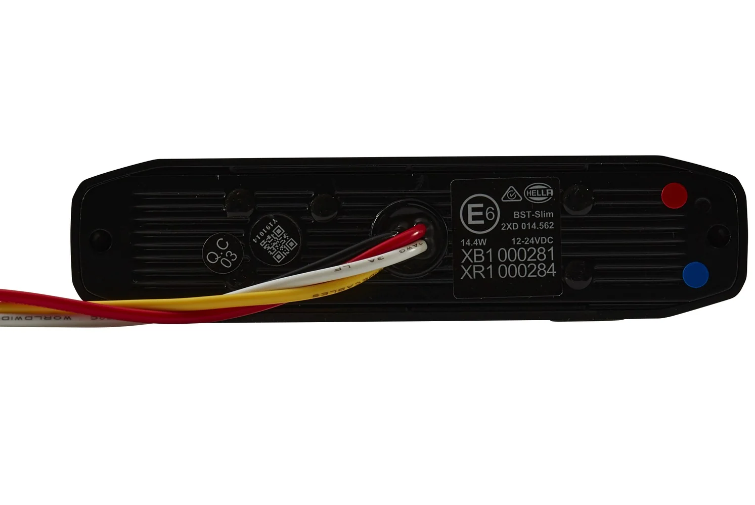 HELLA - 2XD 014 562-811 - LED-Blitz-Kennleuchte, BST-Slim, 12/24V, blau