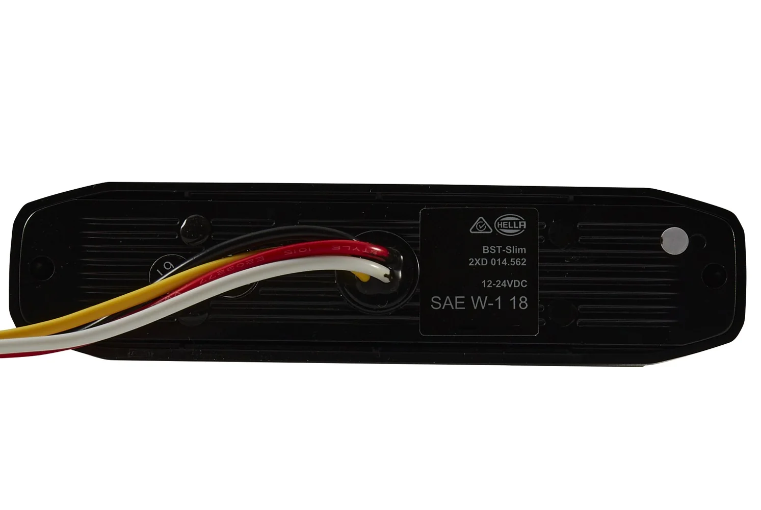 HELLA - 2XD 014 562-901 - LED-Blitz-Kennleuchte, BST-Slim, 12/24V, weiß