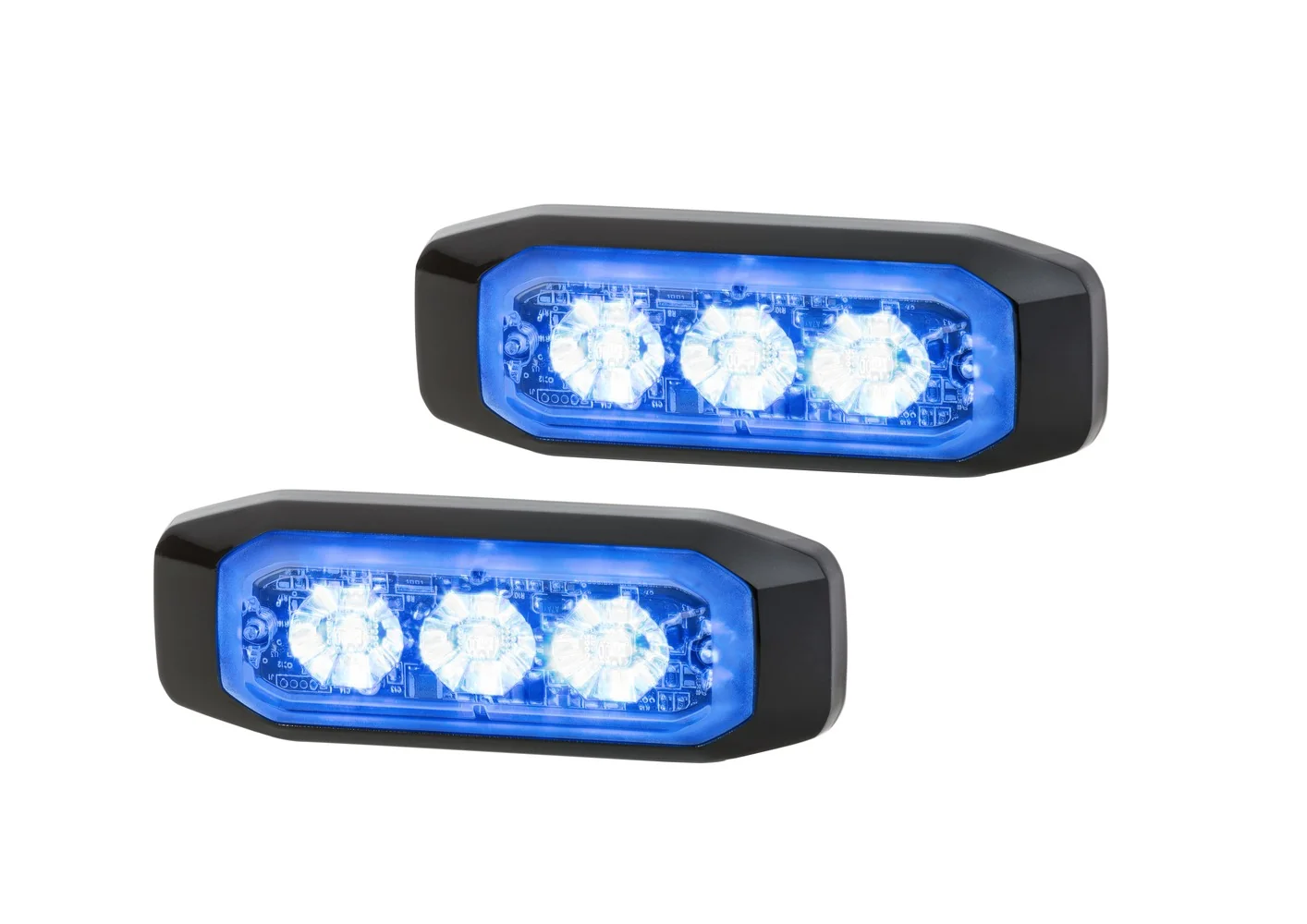 HELLA - 2XD 014 563-101 - LED-Blitz-Kennleuchte, BST-Slim, 12/24V, blau