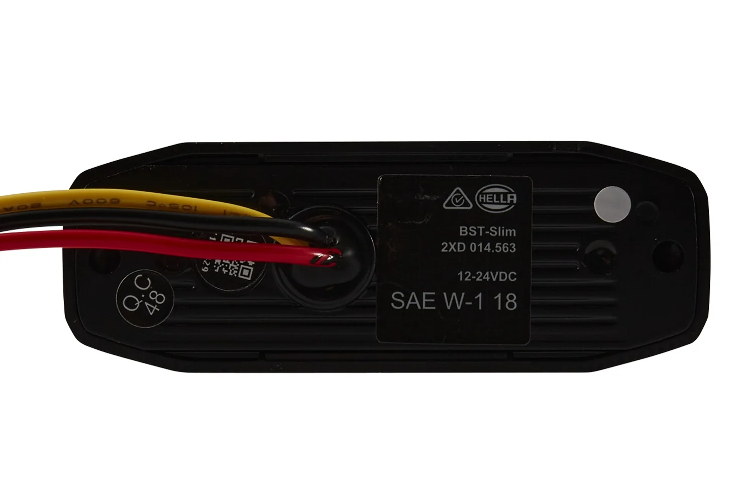 HELLA - 2XD 014 563-901 - LED-Blitz-Kennleuchte, BST-Slim, 12/24V, weiß