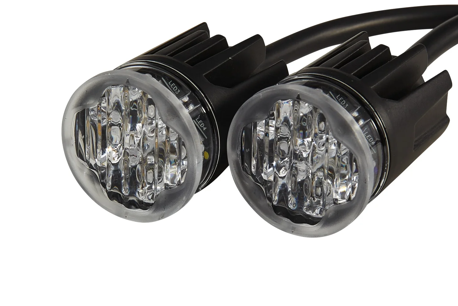 HELLA - 2XD 014 564-611 - LED-Blitz-Kennleuchte, BST-Round, 12/24V, rot/gelb