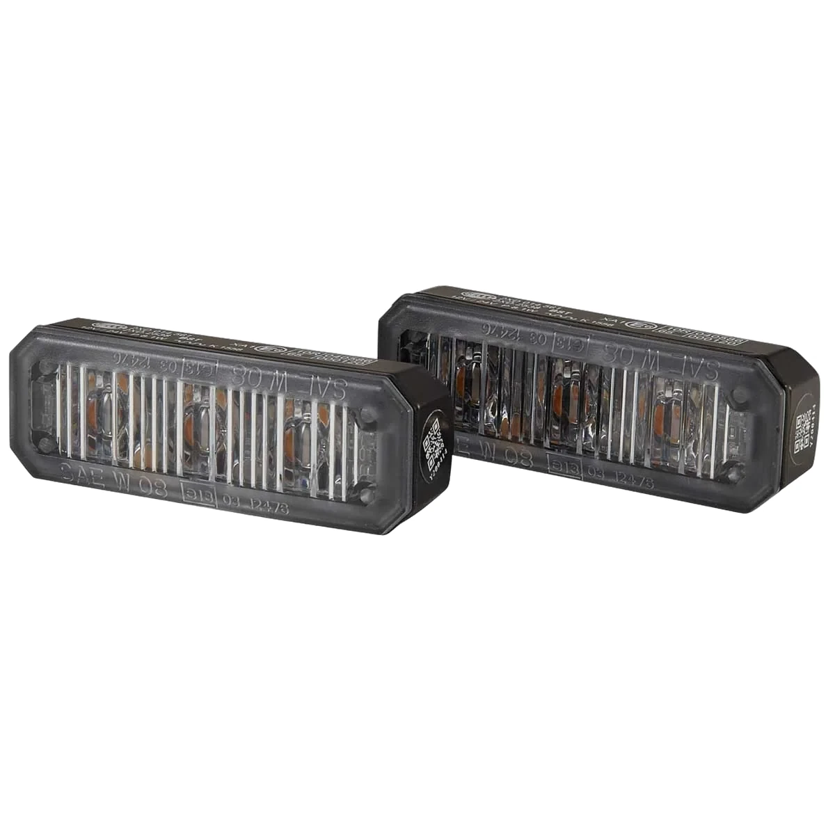 HELLA - 2XD 014 592-401 - LED-Blitz-Kennleuchte, BST-Slim, 12/24V, gelb (amber)