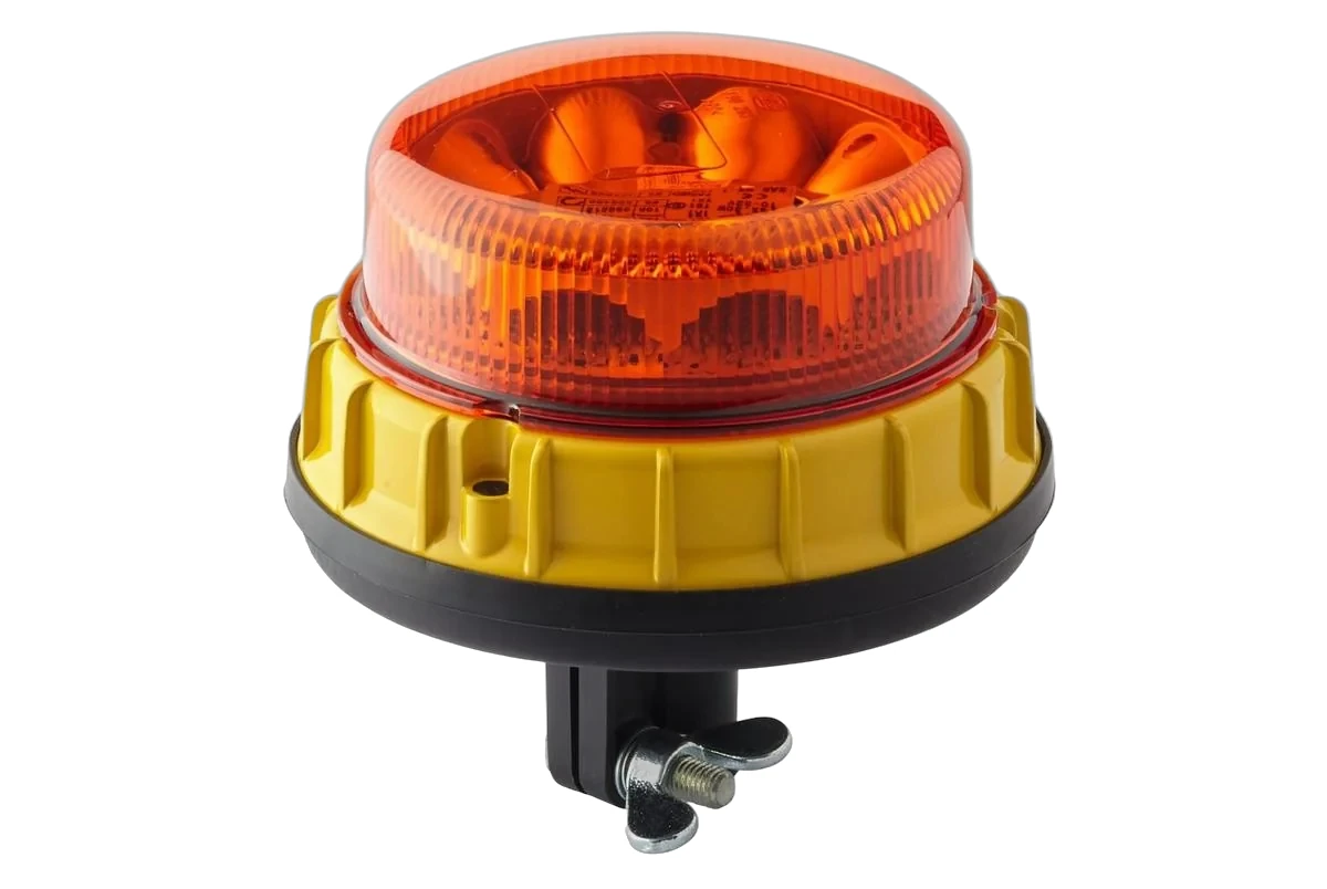 HELLA - 2XD 357 980-011 - LED-Blitz-Kennleuchte, Slim, 12/24V, gelb (amber)