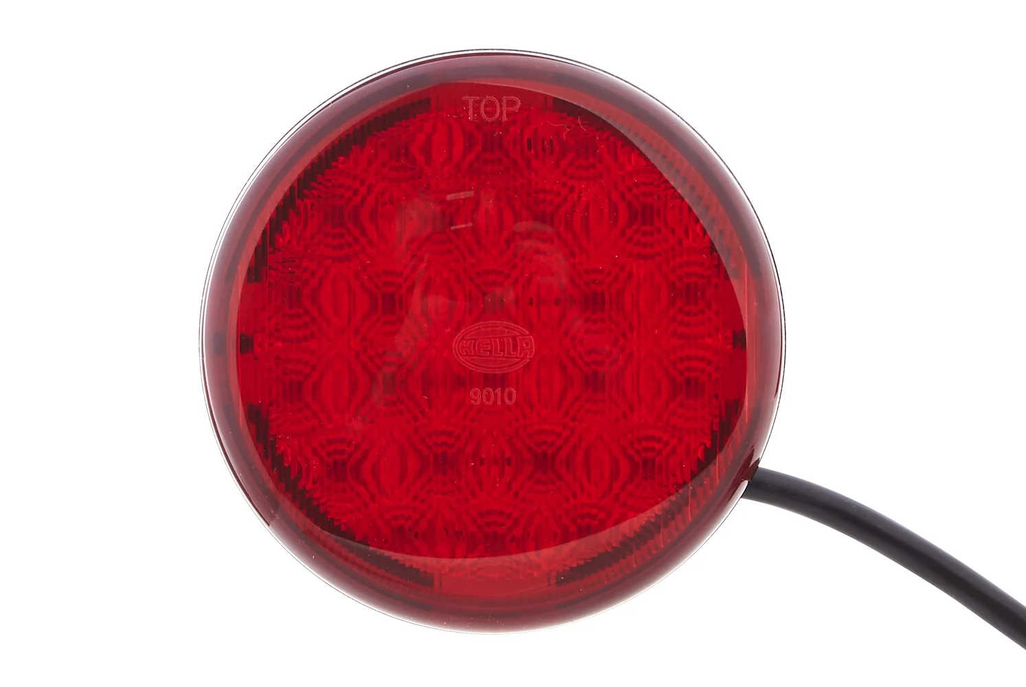 HELLA - 2XD 959 010-021 - LED-Warnleuchte, Multi F 83mm, 12/24V, rot
